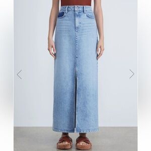 Lafayette 148 New York long denim skirt.
Made in USA. Size 29 or 8.